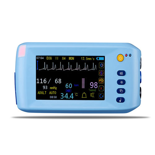 Tragbarer Patientenmonitor - JERRY-I - SHANXI JERRY MEDICAL - kompakt / EKG / TEMP