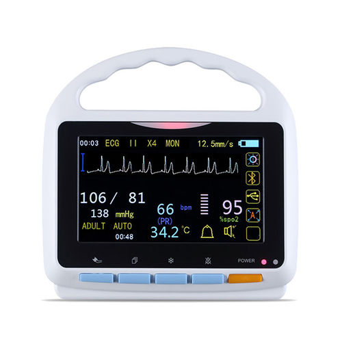 Tragbarer Patientenmonitor - JR2000A - SHANXI JERRY MEDICAL - kompakt / EKG / Atemfrequenz