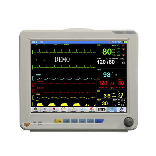 Tischgerät-Patientenmonitor - JR2000E - SHANXI JERRY MEDICAL - EKG / Atemfrequenz / TEMP