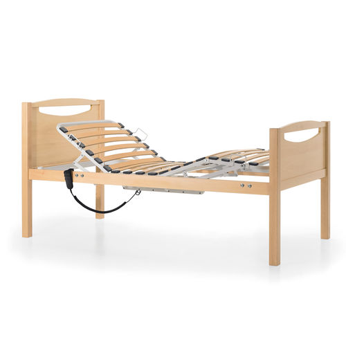 Pflegebett für häusliche Krankenpflege - Lignum - JMS Healthcare Furniture - medizinisch / elektrisch / für Senioren