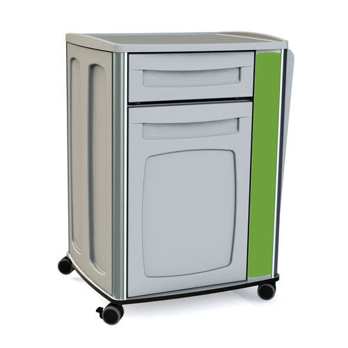 Nachttisch auf Rollen - 10.ME.1821 - JMS Healthcare Furniture - mit Schubladen