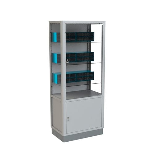 Medikamentenschrank - 10.AR.1130 - JMS Healthcare Furniture - für Krankenhaus / mit Regal / mit Tür