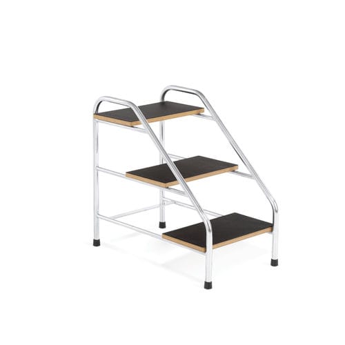 Stufentritt mit 3 Stufen - 10.AD.1402 - JMS Healthcare Furniture - Edelstahl / rutschfest