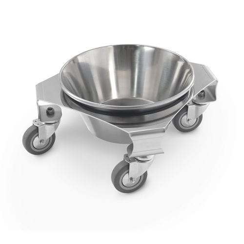 Schalenhalter zur Montage auf Rollwagen - 10.AD.1456 - JMS Healthcare Furniture - Edelstahl