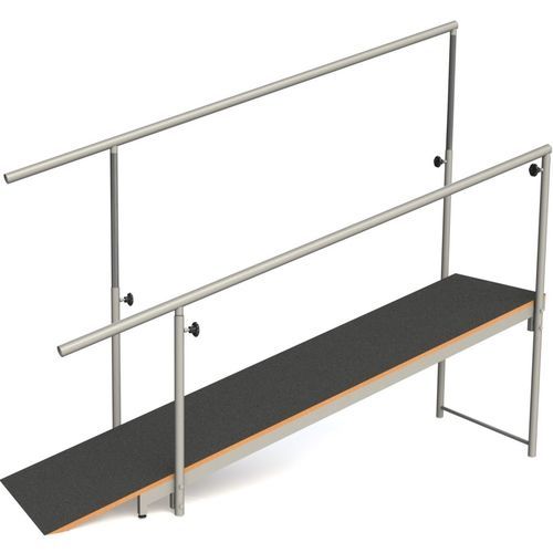 Höhenverstellbarer Parallelgehbarren für Rehabilitation - 10.FI.5003 - JMS Healthcare Furniture - mit festem Sockel