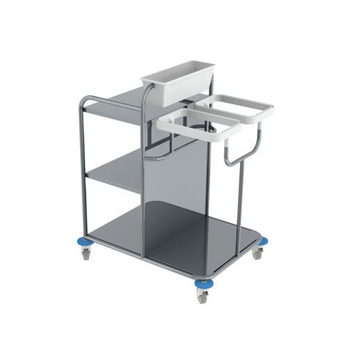 Medizinischer Wagen - 10.E.0489 - JMS Healthcare Furniture - Mehrzweck / für Transport / Edelstahl