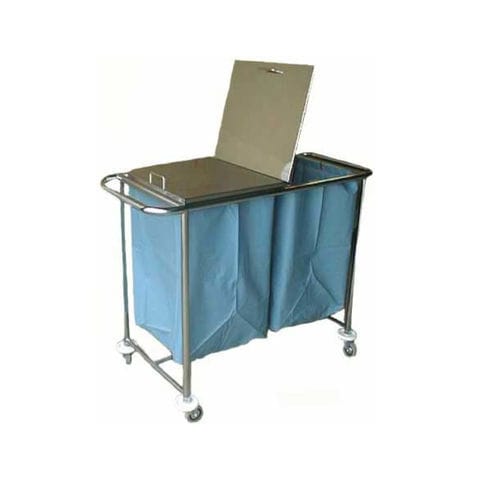 Sackhalterwagen für dreckige Wäsche - 10.CR.1541 - JMS Healthcare Furniture - für Kliniken / Transport / 2 Säcke