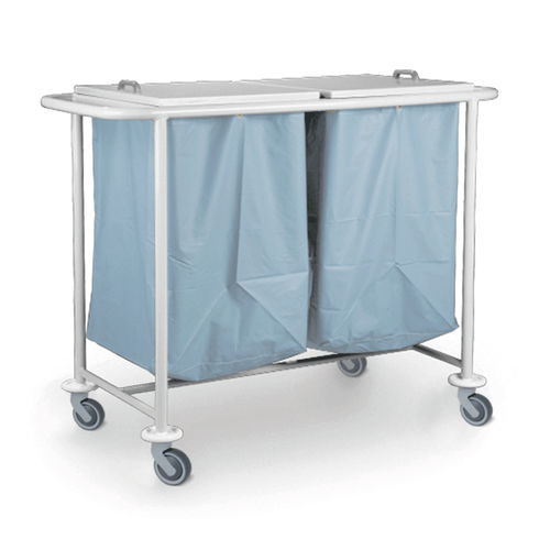 Sackhalterwagen für dreckige Wäsche - 10.CR.1540 - JMS Healthcare Furniture - für Kliniken / Transport / 2 Säcke