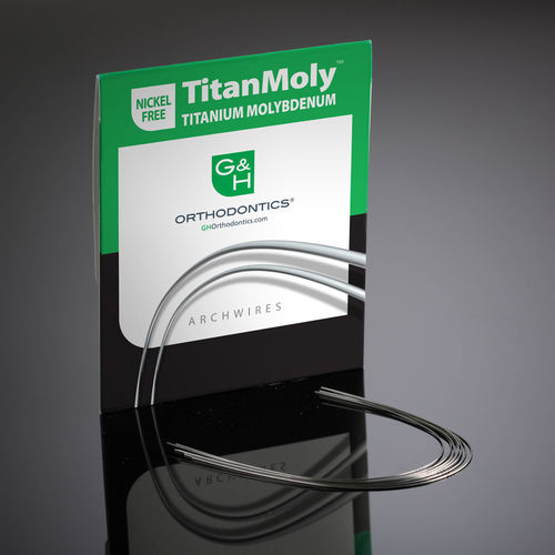 Kieferorthopädischer Draht / Titan - TitanMoly™ series - G&H Orthodontics - rechteckig / rund
