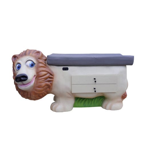 Untersuchungsliege für Kinder - Zoopal Lion - PediaPals - manuell / mit fester Höhe / mit Stauraum