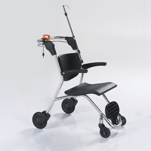 Patienten-Transportstuhl auf Rollen - 6WHL05  - PediaPals - zusammenklappbar / ergonomisch / stapelbar