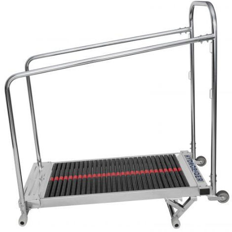 Laufband für Pool - AQUATREADMILL PROFESSIONAL BLACK&RED - Hydrorider - mit Geländer / mit Neigung