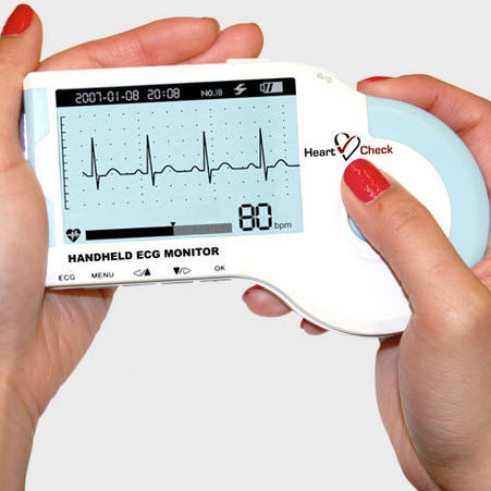 Tragbarer Patientenmonitor - HeartCheck™ - Cardiocomm Solutions - EKG / für häusliche Krankenpflege / für Pflegeheim