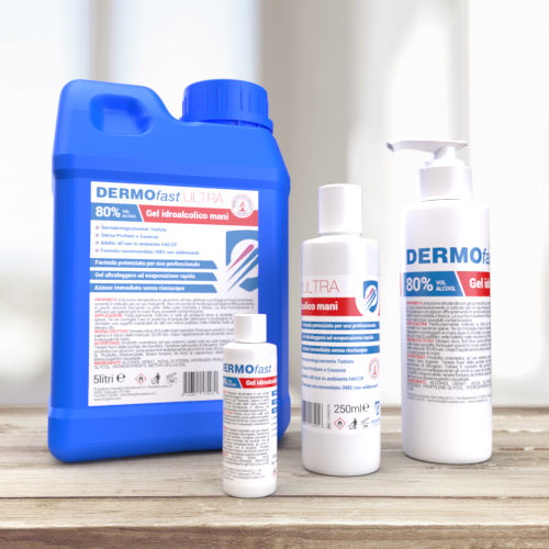 Hydroalkoholische Lösung / 80% - DERMOfast Ultra - Hospitex International - 100 ml / 5000 mL / 1000 ml