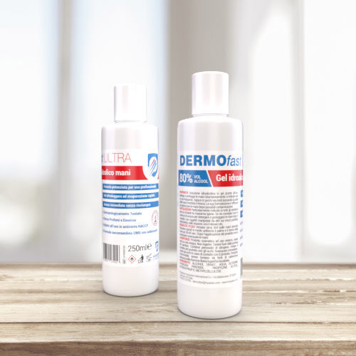 Hydroalkoholische Lösung / 80% - GTR000100 - Hospitex International - 5000 mL / 250 mL
