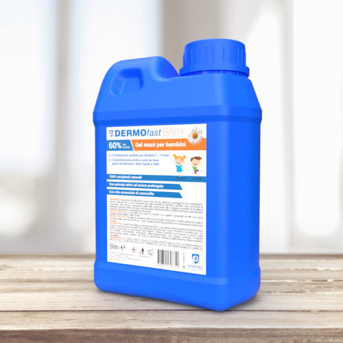 Hydroalkoholische Lösung / 60% - DERMOfast BABY - Hospitex International - 100 ml / 5000 mL / 1000 ml