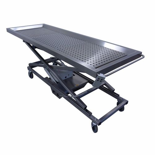 Leichenwaschungs-Tisch - MSWV - Mortuary Solutions - rechteckig / auf Rollen / höhenverstellbar