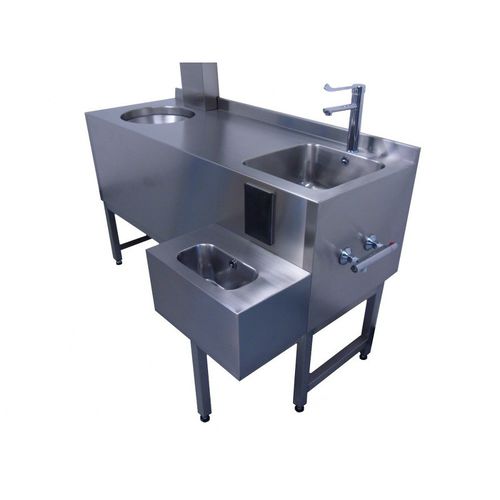 Spüle zur Leichenfixierung / Edelstahl - MSHSC - Mortuary Solutions