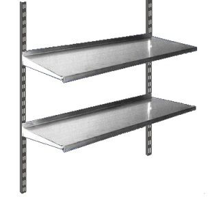 Modulares Regal - Mortuary Solutions - Sarg für Leichenhallen / wandmontiert / Edelstahl