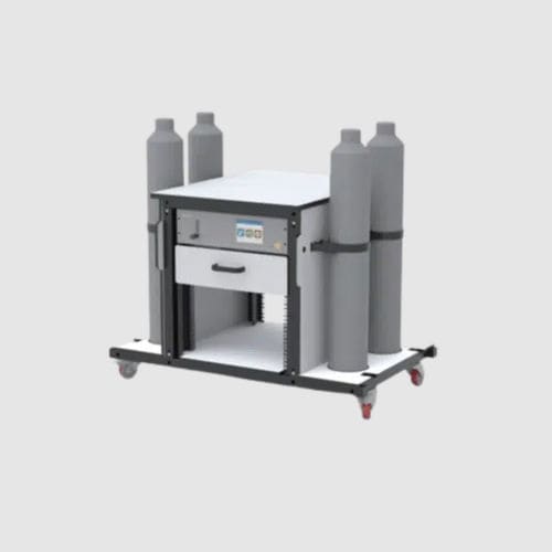 Labortisch - MODULO SINGLE - lniswissgas - rechteckig / modular