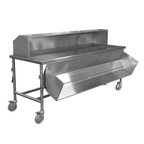 Tisch zum Sezieren - 600021 - Mortech Manufacturing - rechteckig / Edelstahl