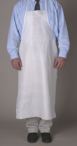 Medizinische Schürze / unisex - 30611 - Embalmers Supply Company - aus Polyethylen / Einweg / weiß