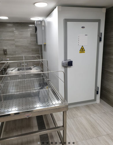 Leichenwaschungs-Tisch - Forrest - Kenyon - rechteckig / Edelstahl / modular