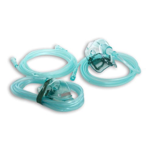 Sauerstoffmaske / mittlere Konzentration - 11914020304 - Securmed - transparent
