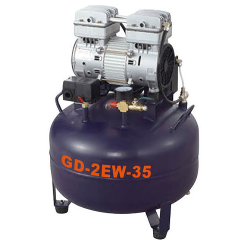 Kompressor für Zahnmedizin - GD-2EW-35 - Foshan Gladent Medical Instrument Co.,Ltd - 1 Arbeitsplatz / ölfrei