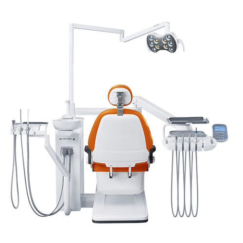 Dentaleinheit mit Monitor - GD-S450 - Foshan Gladent Medical Instrument Co.,Ltd - mit Instrumententräger / mit Licht