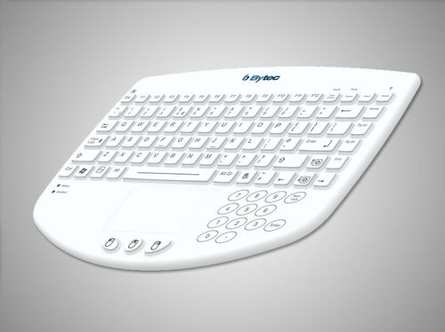 Medizinische Tastatur / Touchpad - Medi-Key MK3 - Bytec Healthcare - Silikongummi / desinfizierbar / waschbar