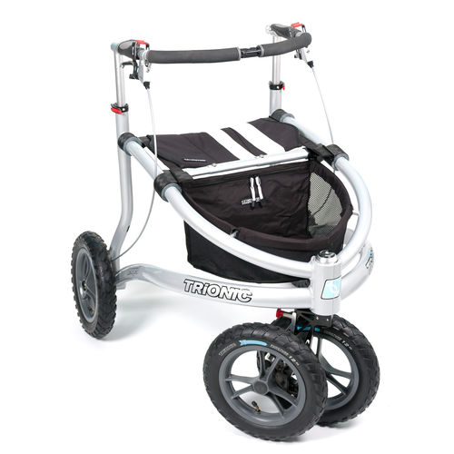 Rollator mit 4 Rädern - Veloped 12er L - Trionic - mit Sitz / höhenverstellbar