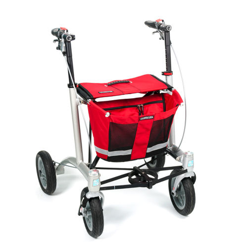 Rollator mit 4 Rädern - Walker 9er - Trionic - mit Armlehnen / höhenverstellbar