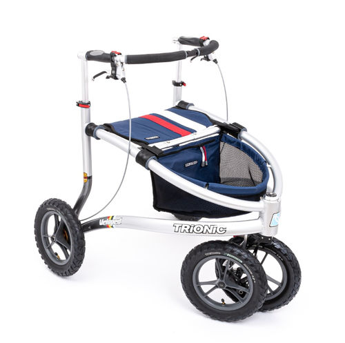 Rollator mit 4 Rädern - Veloped 12er - Trionic - mit Sitz / mit Armlehnen / höhenverstellbar
