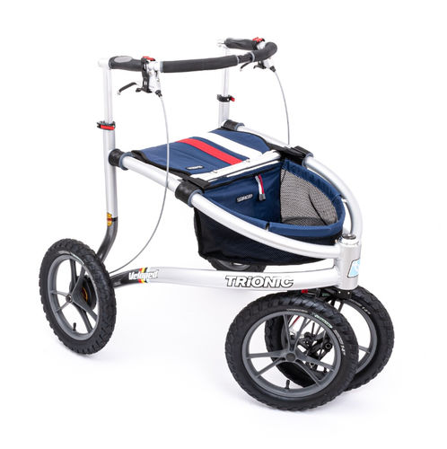 Rollator mit 4 Rädern - Veloped 14er  - Trionic - mit Sitz / mit Armlehnen / höhenverstellbar