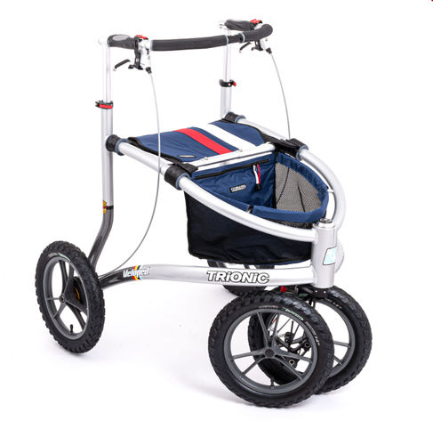Rollator mit 4 Rädern - Veloped Sport 14er L - Trionic - mit Sitz / höhenverstellbar