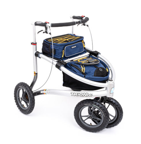 Rollator mit 4 Rädern - Veloped Trek 12er - Trionic - mit Sitz / höhenverstellbar