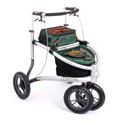 Rollator mit 4 Rädern - Veloped Trek 12er L - Trionic - mit Sitz / höhenverstellbar