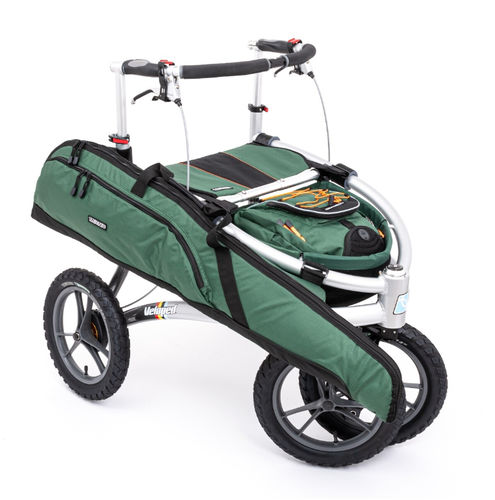 Rollator mit 4 Rädern - Veloped Jakt 14er - Trionic - mit Sitz / höhenverstellbar