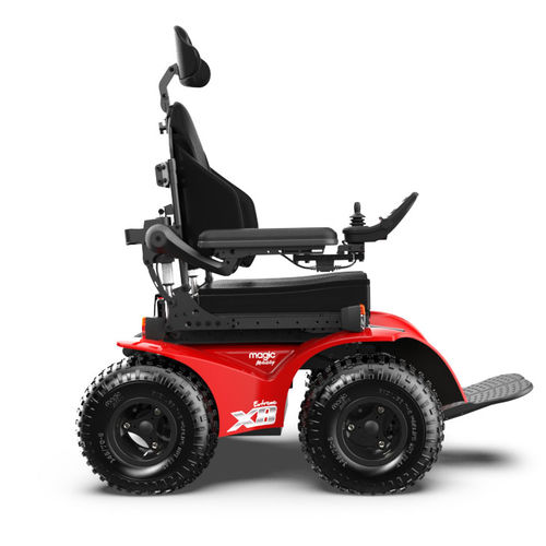 Elektrischer Rollstuhl - Extreme X8 - Magic Mobility - Offroader / höhenverstellbar / mit Fußstütze