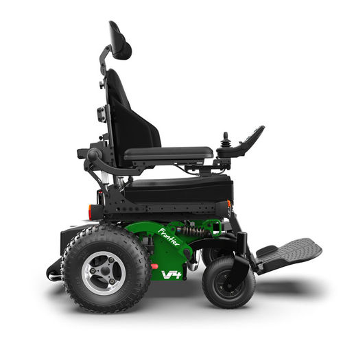 Offroader-Rollstuhl - Frontier V4 RWD - Magic Mobility - elektrisch / mit Fußstütze / mit Kopfstütze