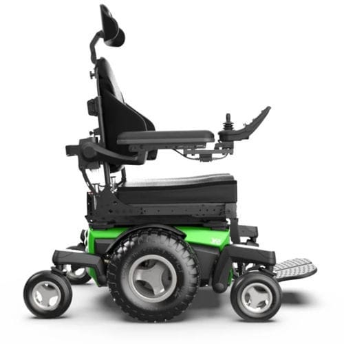 Elektrischer Rollstuhl - MAGIC 360 – MWD CROSSOVER  - Magic Mobility - Offroader / mit Fußstütze / mit Kopfstütze