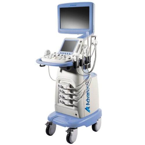 Plattformmontiertes Ultraschallgerät - DUS-7000 - Advanced Instrumentations - für Multifunktions-Ultraschall / für Ultraschalldiagnostik in Gynäkologie und Geburtshilfe / für bildgebende Ultraschalldiagnostik im Bauch- und Beckenbereich