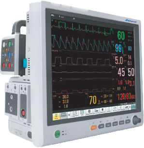 Modularer Multiparameter-Monitor - PM-2000M - Advanced Instrumentations - kompakt / EKG / RESP