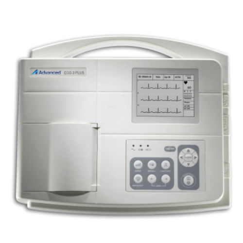 Ruhe-Elektrokardiograph - ECG-3 Plus - Advanced Instrumentations - 3 Kanäle / digital / mit Drucker