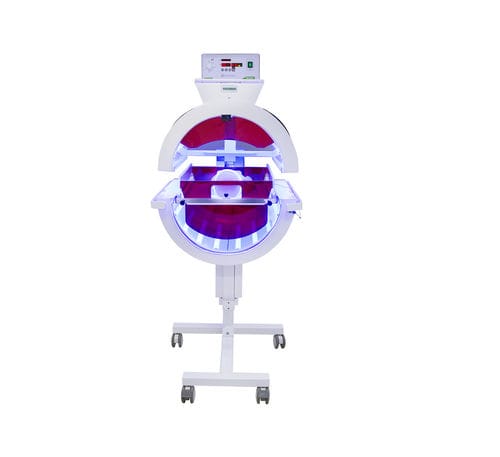 Phototherapielampe für Neugeborene - BC 250 000 - Okuman Medikal Sistemler Anonim Sirketi - in Wiegenform / Blaues Licht