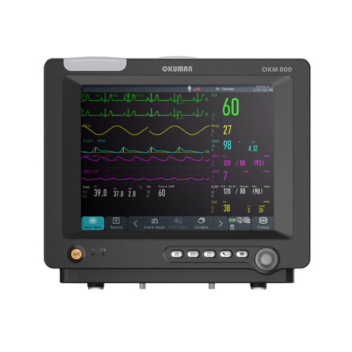 Kompakter Multiparameter-Monitor - OKM 800 - Okuman Medikal Sistemler Anonim Sirketi - tragbar / EKG / etCO2