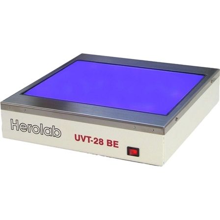 Transilluminator für Geldokumentationssystem - UVT-28 BE - Herolab GmbH Laborgeräte - mit blauer LED / Weißlicht