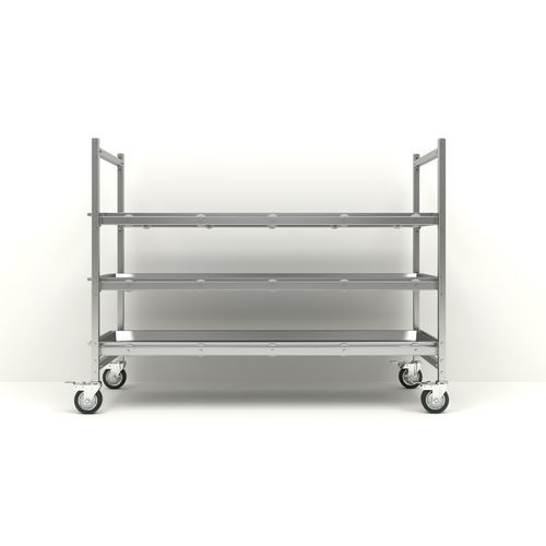 Modulares Regal - MRKW3 - Hiplaas - Sarg für Leichenhallen / mobil / Edelstahl
