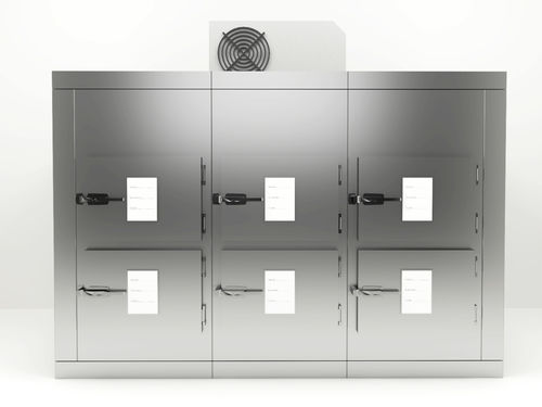 Leichenkühlzelle / 6 Körper - KC63 - Hiplaas - mit Frontöffnung / modular